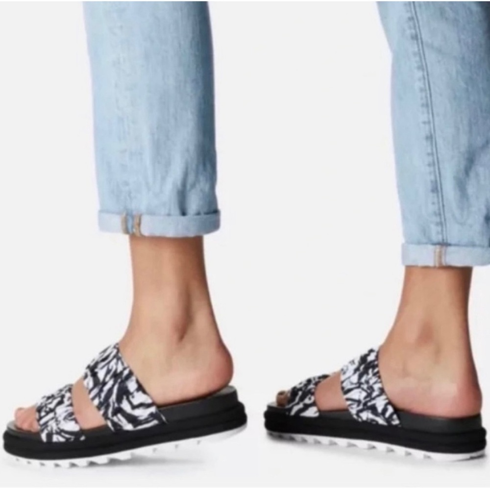 Sorel Roaming Two Strap Platform Slide Sandals Wo… - image 1